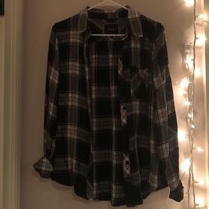 Rails Black and White Flannel